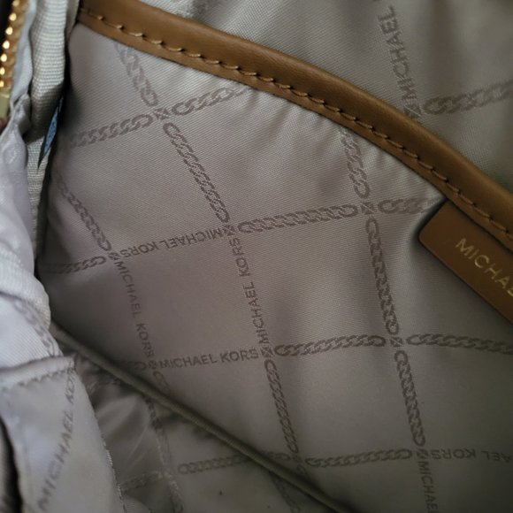 BRAND NEW AUTHENTIC MICHAEL KORS Hand Bag Leather Purse Crossbody MK - Picture 9 of 13
